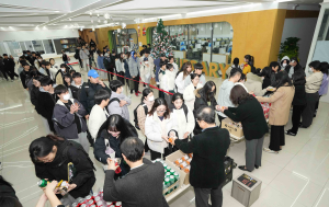 영진전문대 도서관, 기말고사 응원 간식나눔 진행