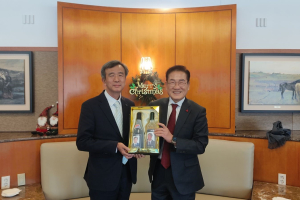 최기문 영천시장, 한국마사회장 만나 현안 논의