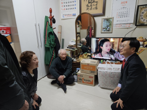 김선조 대구행정부시장, 한파 취약계층 살펴