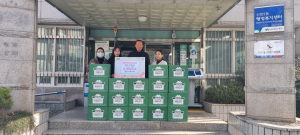 대구 동구 말씀사랑교회, 신암5동 저소득 세대에 생필품ㆍ식료품 지원