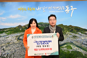 중소기업기술혁신협회 대구경북지회, 성금 기탁