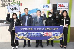 군위군, 공공기관 종합청렴도 평가 2등급