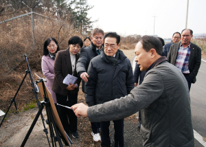 최기문 시장, 제2탄약창 1지역 군사시설보호구역 해제 현장 방문