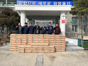 울진군 기성면발전협의회, 라면 101박스 기탁