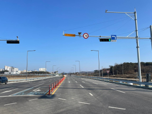예천군, 신도시 연결도로 감응신호체계 구축 완료