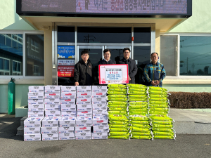 김천시 봉산면 봉계교회, 백미ㆍ라면 전달