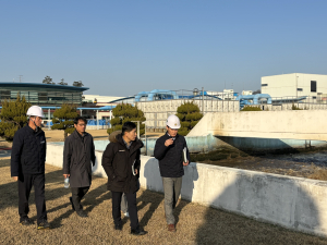 서흥원 대구환경청장, 구미 하수도시설 안전 점검