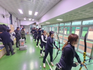 대한민국 궁사들, 예천진호국제양궁장서 동계훈련