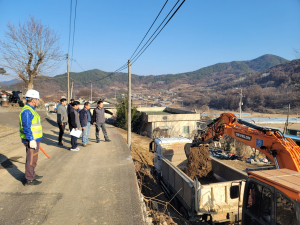 성주시 가천면, 주요 건설사업장 현장 점검