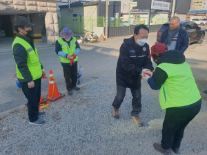 포항시 장량동, 환경정비 기간제근로자 격려