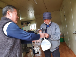 의성군 옥산면, 독거남성ㆍ어르신 등 반찬나눔
