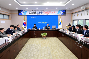 고령군, 2024년 주요업무 보고회 마쳐