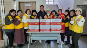 영주시 안정면 적십자봉사회, 희망 투게더 물품 전달