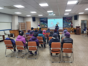 김천시 어모면, 노인 일자리 참여자 안전교육