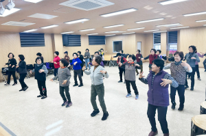 청송군보건의료원, 농한기 건강 체조교실 운영