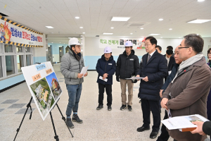 경북교육청, 포항 신설 학교 2곳 개교 준비 점검