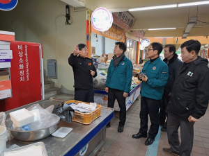 상주시, 설 명절 전통시장 화재예방 '온힘'