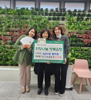 대구 수성구 지산1동 통우회, 설맞이 온누리 상품권 기탁