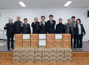 권기창 안동시장, 설 명절 앞두고 사회복지시설 위문