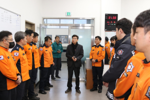 홍성구 김천부시장, 김천소방서 방문