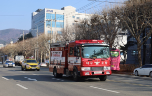 대구강서소방서, 블록형 공장화재 대비 성서경찰서와 합동 순찰