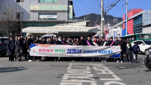 김학홍 행정부지사, 설맞이 전통시장 장보기