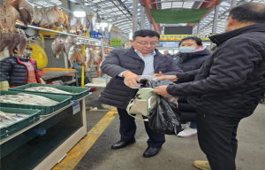 경북도교육청 해양수련원, 설맞아 장보기 행사
