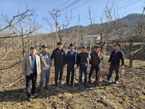 상주시 낙동면, 감나무 재배농가ㆍ지원단 격려