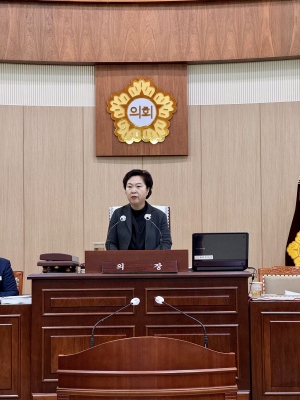봉화군의회, 제262회 임시회 열고 총 8건 안건 상정