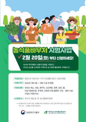 대구 달성군, 농식품바우처사업 선정…12억 확보