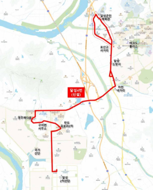 대구 달성군, 3월부터 시내버스 일부 노선 조정