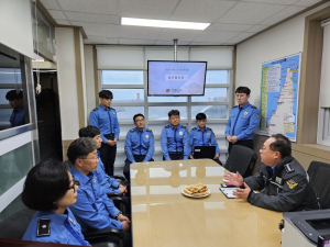 김지한 포항해경찰서장, 치안현장 점검