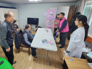 포항시 용흥동, 경로당서 어르신 상담…찾아가는 복지+건강 서비스