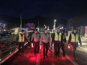 봉화경찰서, 야간 민ㆍ관 합동순찰 호평