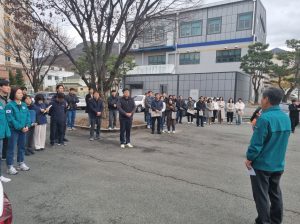 청도군, 지진대피 민방위 훈련 실시