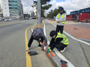 포항시 북구청, 불법주정차 단속 표지판 정비