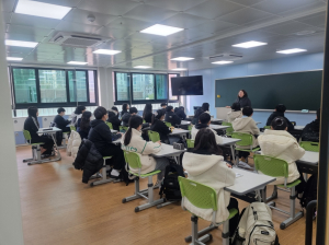 구미교육청 모듈러 교실 수업 현장 방문