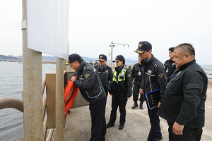 포항해경, 해양안전협회와 연안 위험구역 현장 점검