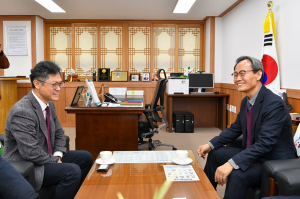 박남서 영주시장, 김홍목 부산국토관리청장과 면담