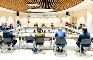 남한권 울릉군수, 주재기자 간담회