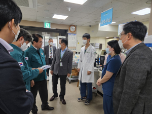 청도군, 청도대남병원 응급실 방문…비상진료체계 점검