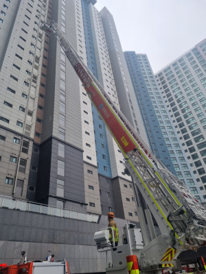 포항남부소방서, 고층건축물 현지적응 소방훈련