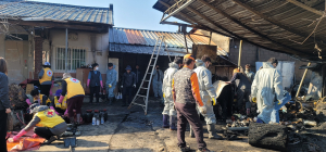 대구시 군위군 우보면, 주택 화재 현장 주민들 자발적 봉사