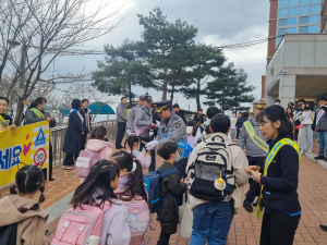 칠곡경찰서, 대교초서 어린이 교통안전 활동