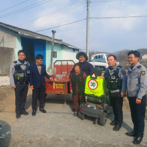 김천시 대신동, 농기계 안전스티커 부착 활동