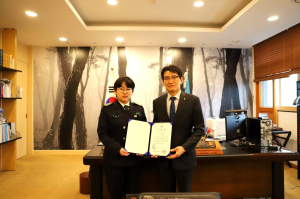 동양대 학군단 박시은 후보생 기초군사훈련서 전국 종합 1위