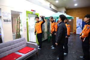 대구강서소방서, 성서메가타운서 화재 안전지도 실시