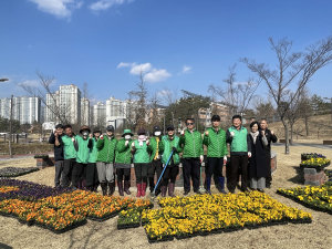 김천 새마을남녀지도자협의회, 해피투게더 정원 새 단장