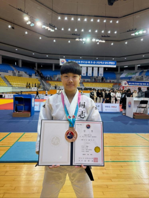 동지여고 장연경, 전국유도 연맹전 동메달