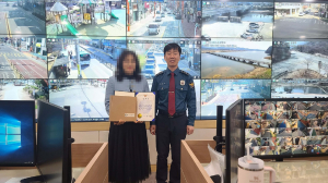 상주시 CCTV통합관제센터 관제요원, '절도범 검거' 기여